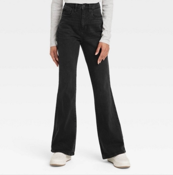 Universal Thread Denim - Universal Thread Black Flare Jeans